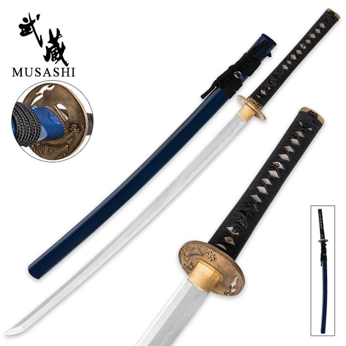 Hand Forged 1060 High Carbon Steel Musashi Katana Sword