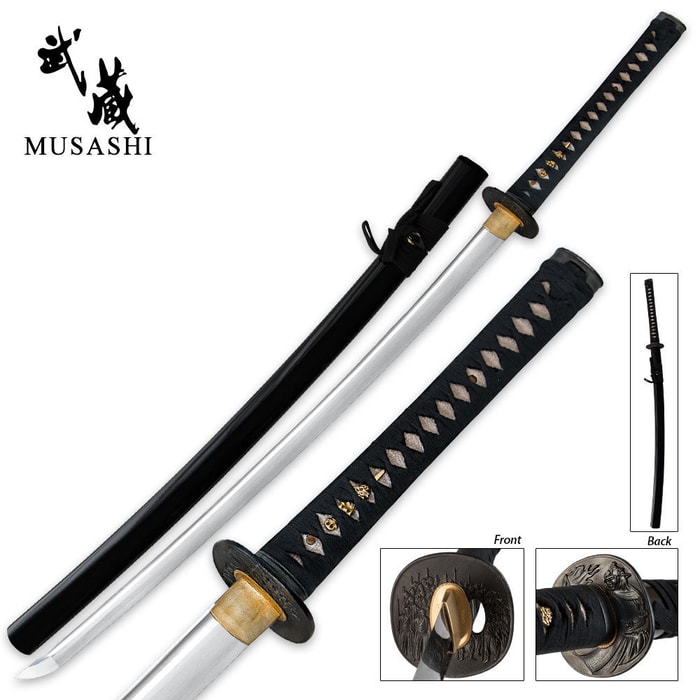 Samurai Spirit Musashi Carbon Steel Katana Sword 