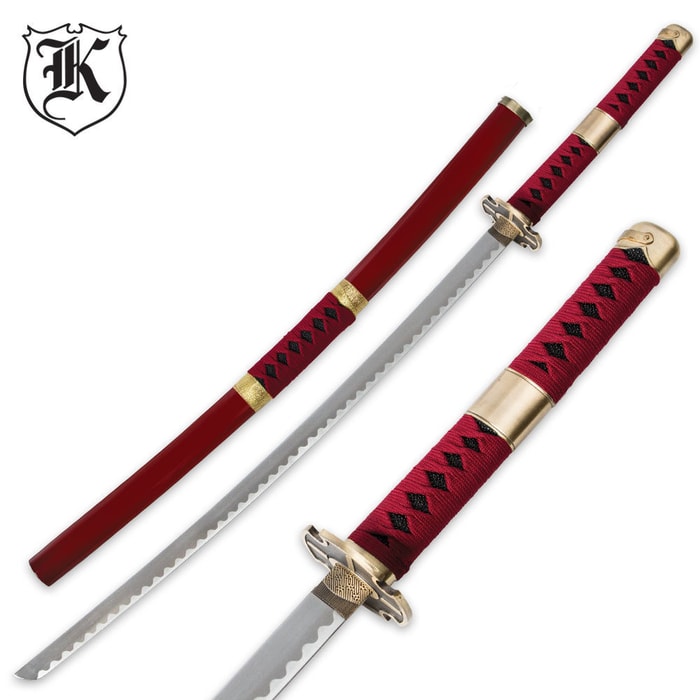 Zolo Wado Anime Fantasy Samurai Sword With Matching Scabbard