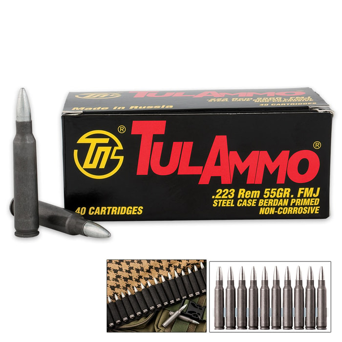 TulAmmo .223 REM 55-Grain Rifle Ammo