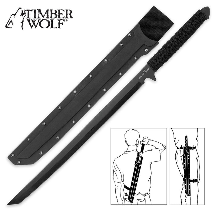 Timber Wolf Full Tang Ninja Sword