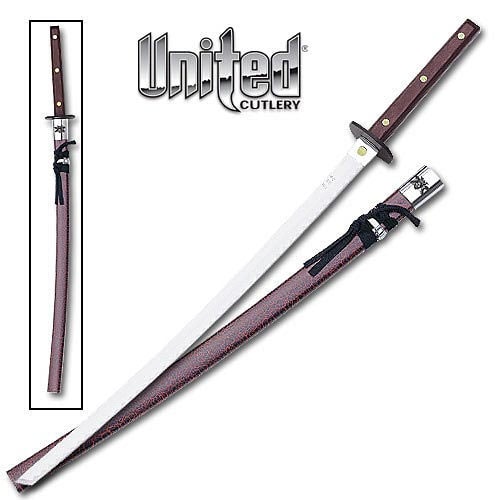 Full Tang Chrome Collar Samurai Katana Sword