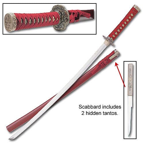 Red Samurai Sword