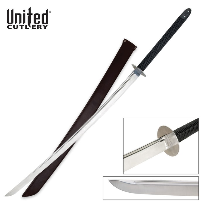 United Black 42 Inch Full Tang Samurai Sword