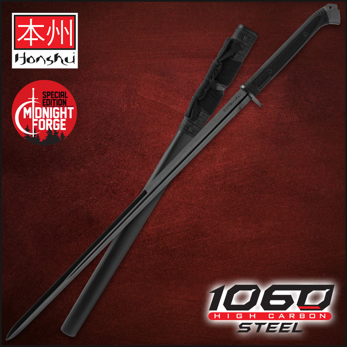 The Honshu Boshin Midnight Forge is 40 13/16” in overall length