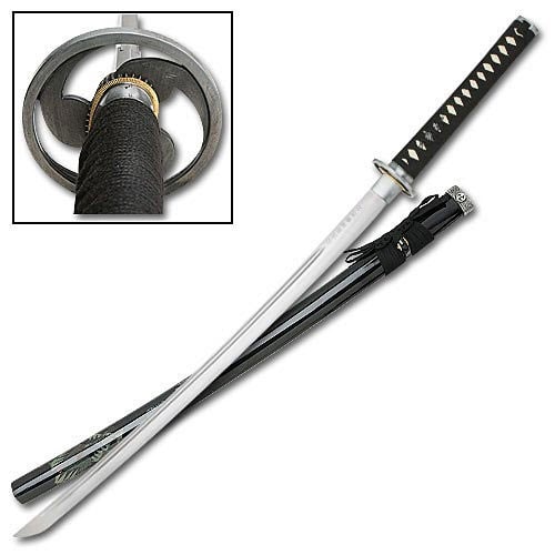 Black Warrior Katana Sword