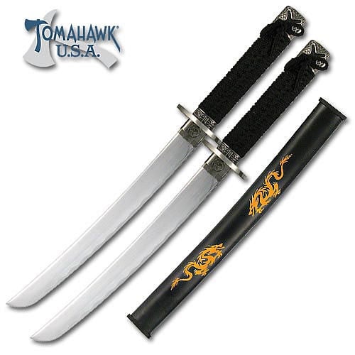 Double Samurai Swords