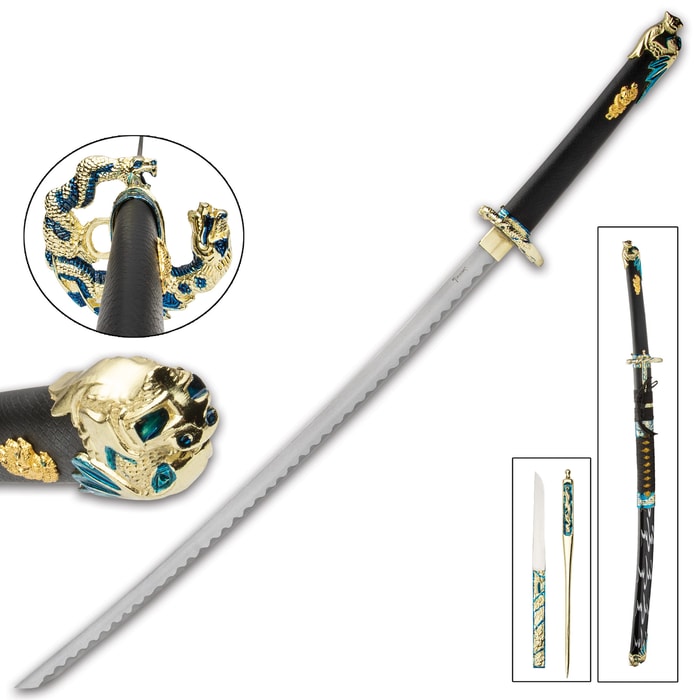 Paying respects to one of feudal Japan’s greatest Samurai warriors, Oda Nabunga, this katana is an exquisite weapon