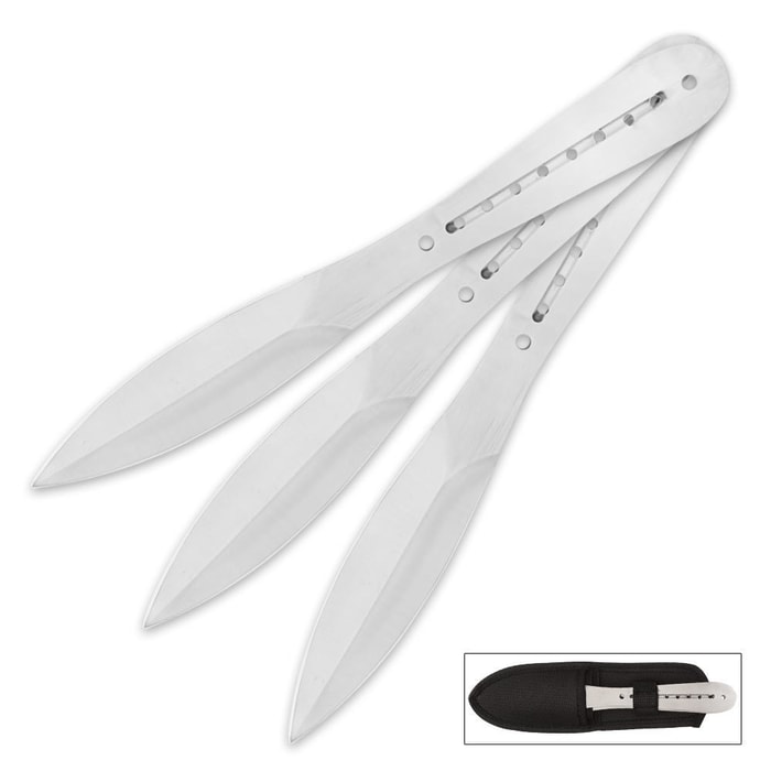 Negotiatior 3 Pack Throwing Knives and Sheath