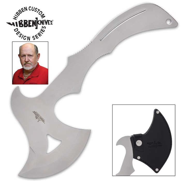 Designed by Gil Hibben, who is a master knife maker and an avid knife thrower, it’s perfectly balanced for great throws every time