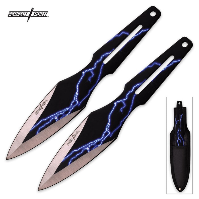 Perfect Point 2-Piece Throwing Knife Thunder Set