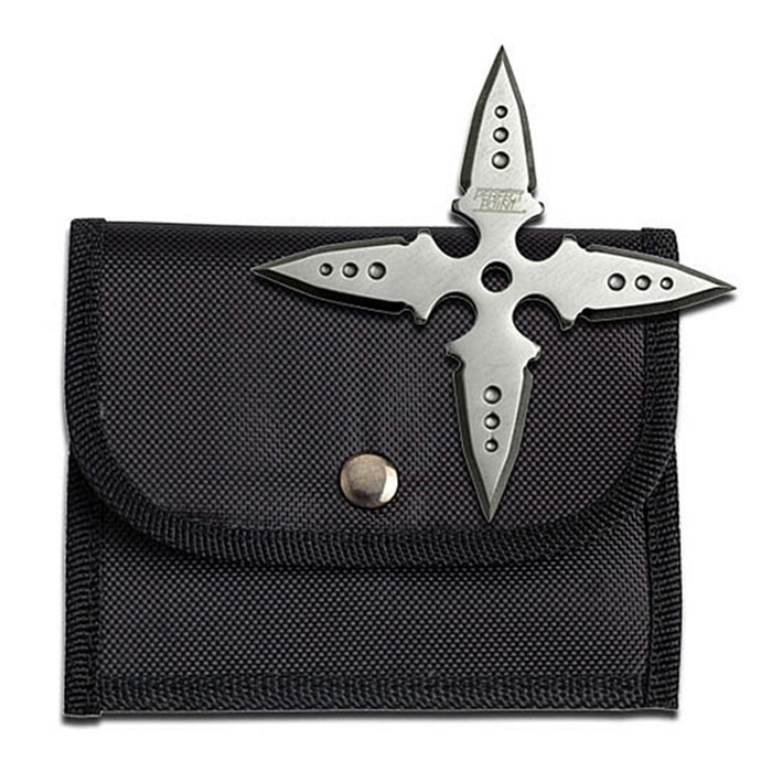 Four Point Satin Finished Ninja Throwing Star