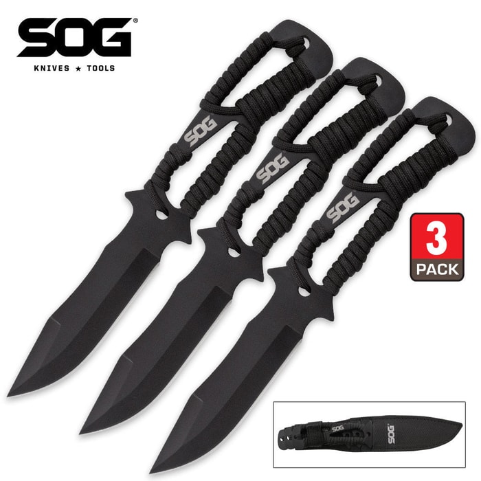 SOG Throwing Knives Three-Pack Set
