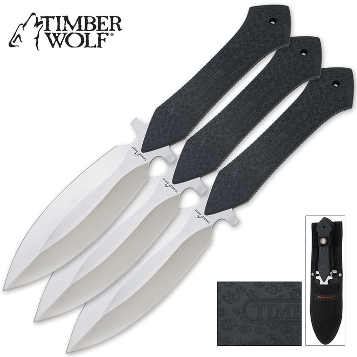 Timber Wolf Gen 2 Triple Throwing Knife Set