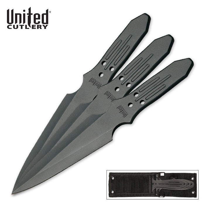 United Cutlery Triple Throwing Knife Set