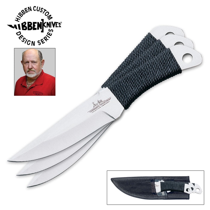 Gil Hibben Professional Throwing Knives 3 Pack