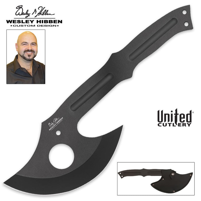 Wes Hibben Throwing Axe With Sheath