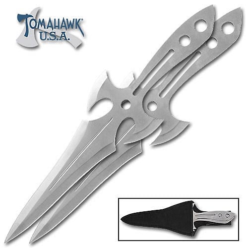 2 Piece Space Throwing Knives