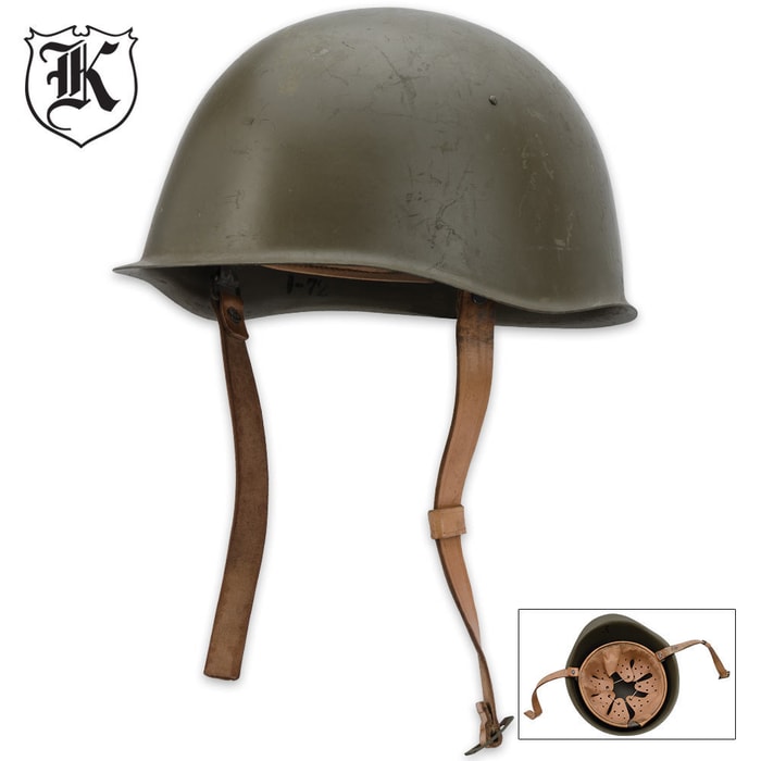 Military Surplus Czech Steel Helmet OD Green