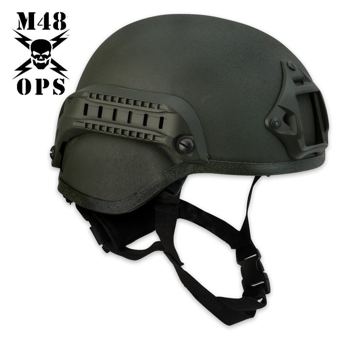 M48 Gear Tactical Base Jump Helmet Green