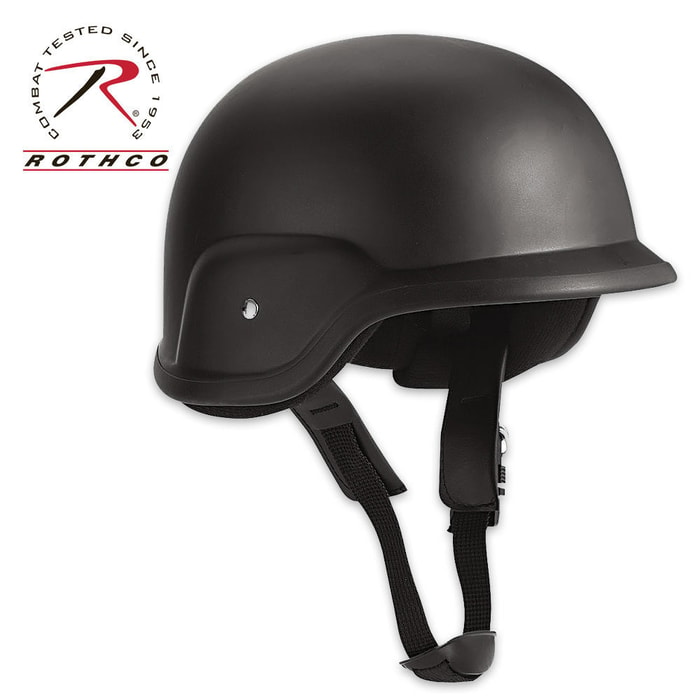 GI Style Helmet Black Small-Medium