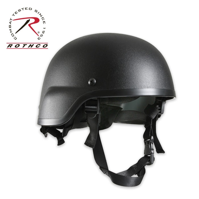 ABS Plastic MICH-2000 Tactical Helmet Black
