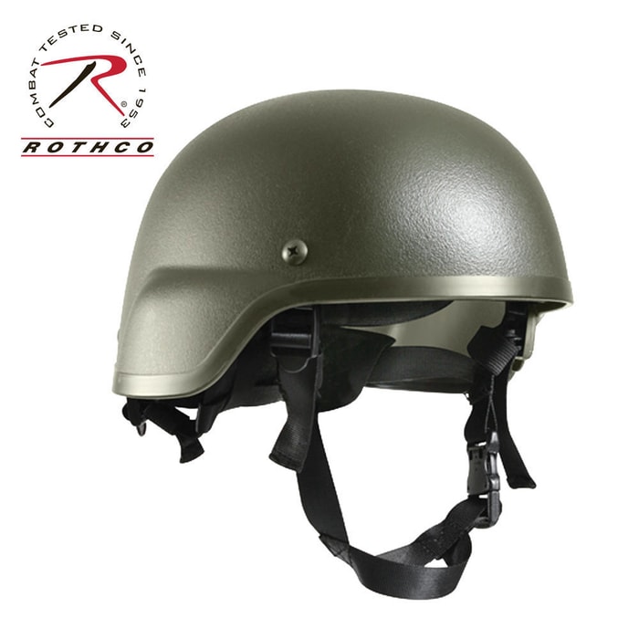 ABS Plastic MICH-2000 Tactical Helmet OD