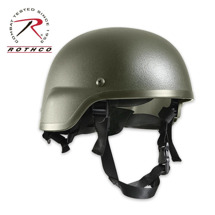 ABS Plastic MICH-2000 Tactical Helmet OD