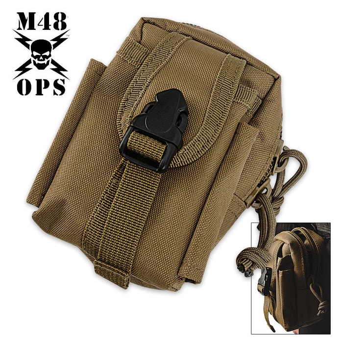 M48 Gear Tactical Belt Pouch Tan