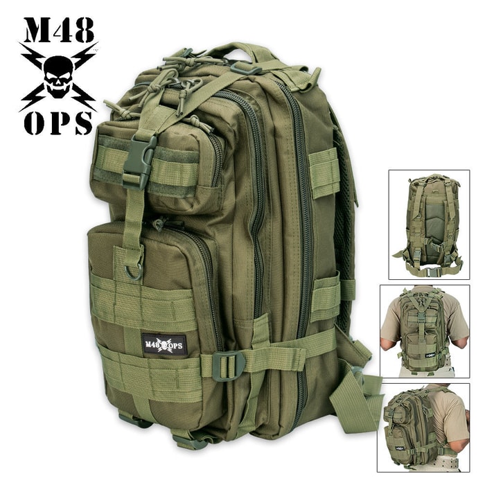 M48 OPS Tactical Assault Backpack OD