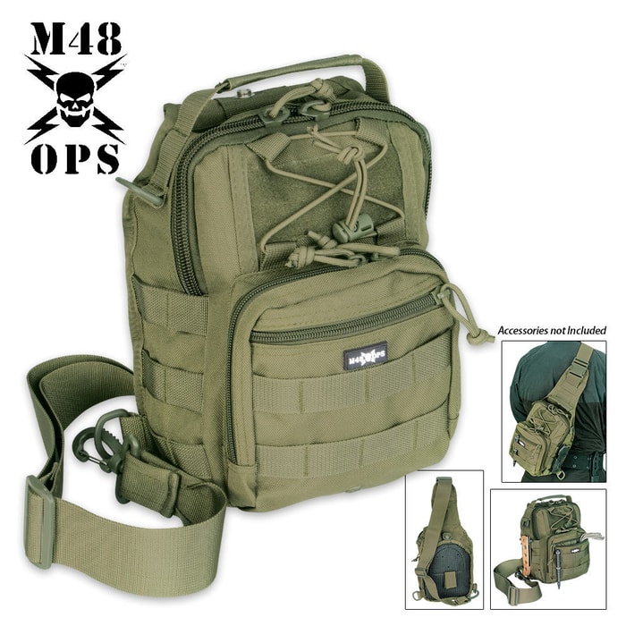 M48 OPS Tactical Military Bag - Green