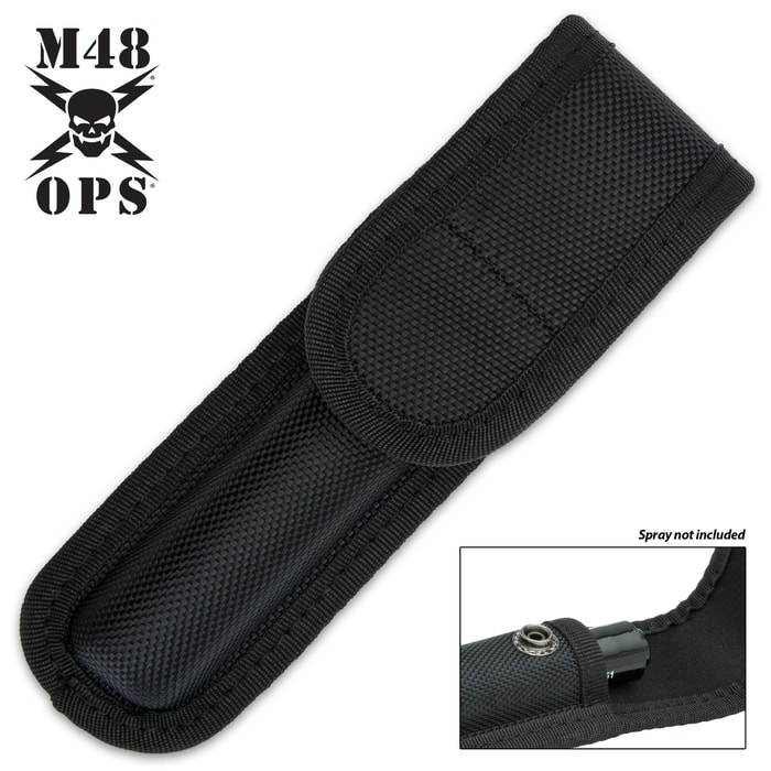 The M48 Mini Flashlight Pouch With Belt Loop will keep your flashlight securely in place so that’s it’s right at hand when you need it