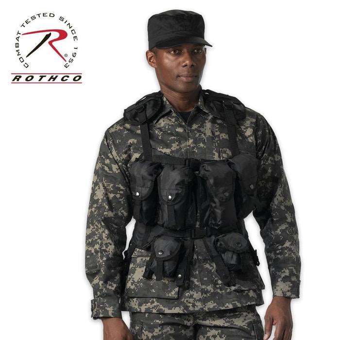 Rothco Tactical Assault Vest (Black)