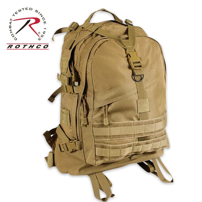 Large Transport Backpack, Coyote Brown