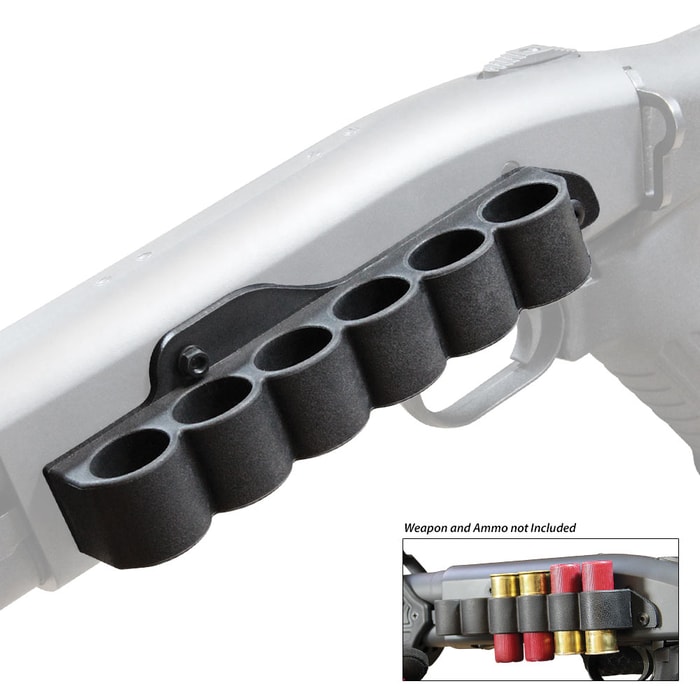 Adaptive Tactical Receiver Mounted 12 Gauge Shell Carrier for Mossberg