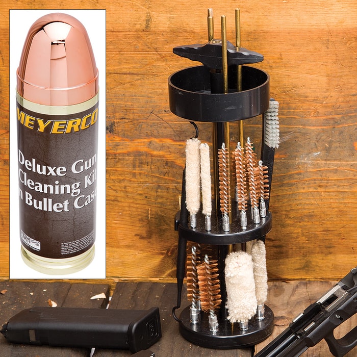 Safari Bullet-Shaped Gun Cleaning Kit