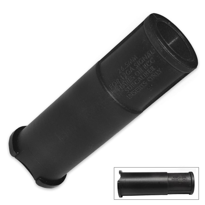 Kennesaw Cannons 26.5mm to 12 Gauge Marine / Signal Flare Adapter - High-Strength Composite