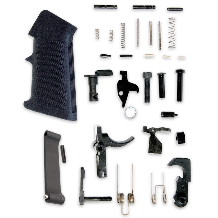 AR15 Lower Parts Kit With Trigger Guard And Grip