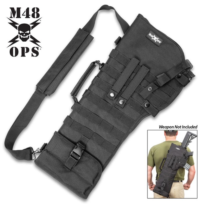 Tactical Rifle Scabbard - Also Fits AR15 And AK47