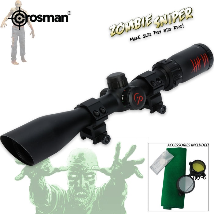 Zombie Sniper Riflescope 3x9x40mm