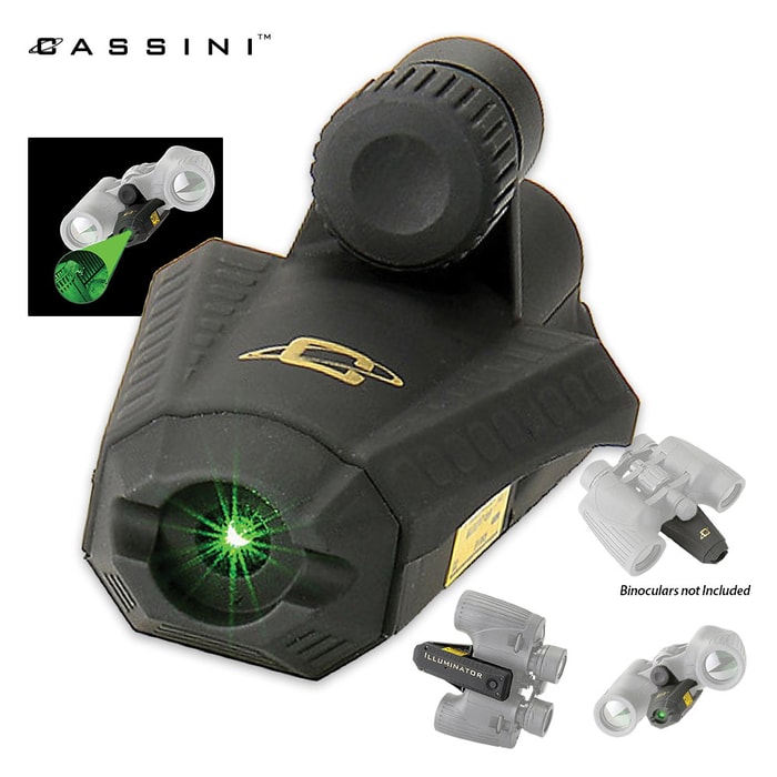 Green Laser Night Illuminator For Binoculars