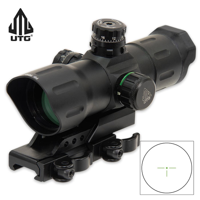 UTG 6-Inch ITA Red/Green CQB T-Dot Sight Offset QD