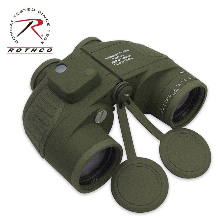 Rothco Tactical Military 7 X 50mm Binoculars OD Green
