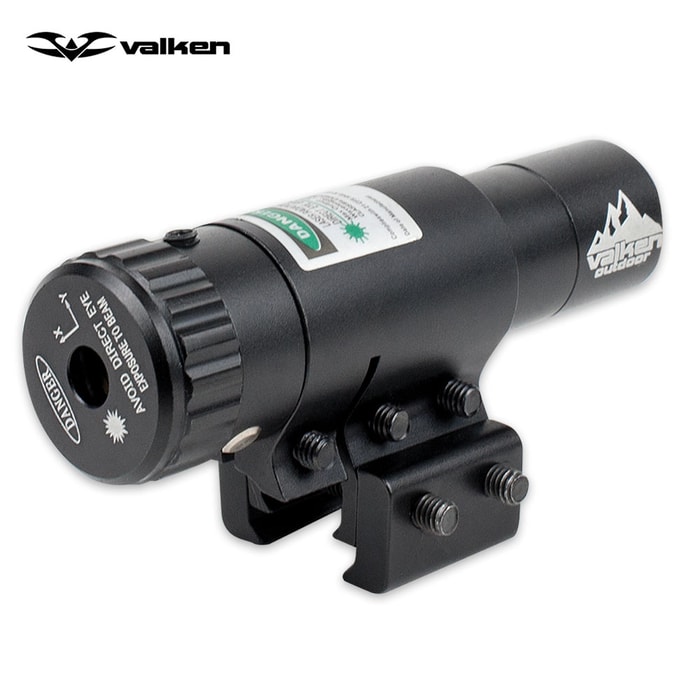 Valken V-Tactical Green Laser with Dual Weaver/Picatinny and Dovetail Mounts