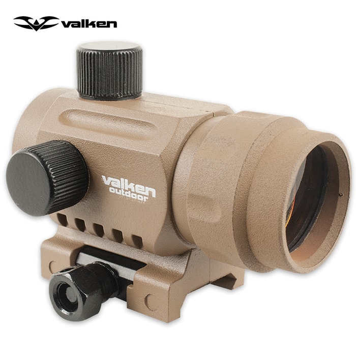 Valken V-Tactical 20mm Reflex Mini Red Dot Sight - Tan