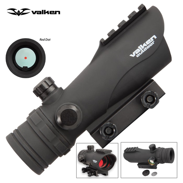 Valken V-Tactical 30mm Reflex Red Dot Sight - Black