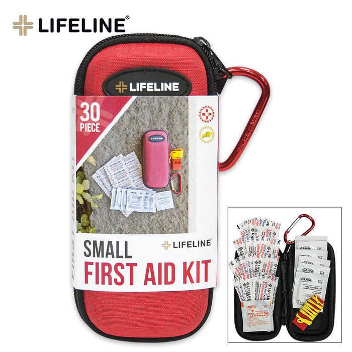 Small Hard-Shell Foam First Aid Kit 30 PC