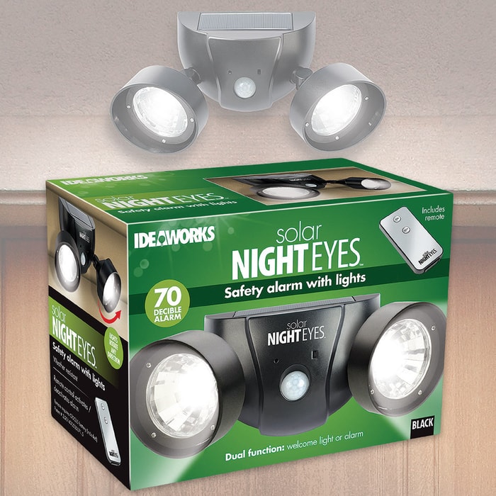 Solar Night Eyes Dual Alarm Light