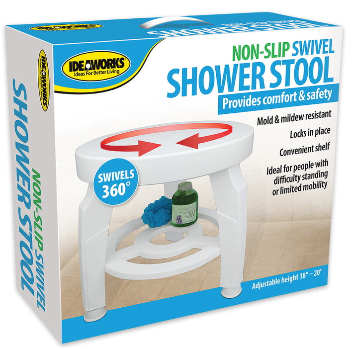 Ideaworks Swivel Shower Stool