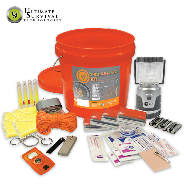 UST Shelter In Place Survival Storm Bucket Kit
